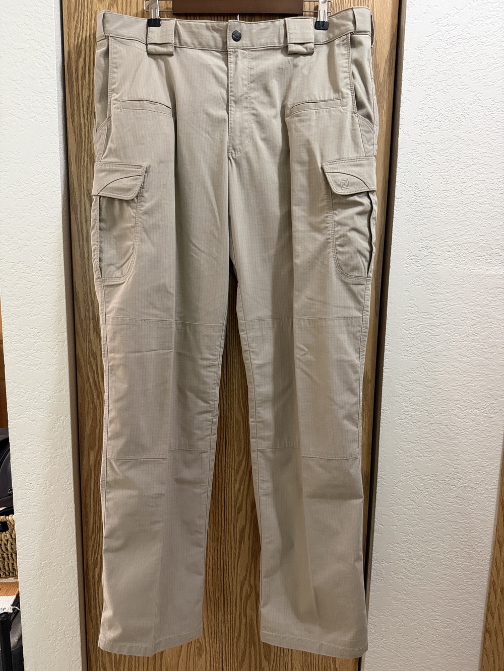 5.11 Stryke Tactical Men's Cargo Pants - 12 Pockets, Khaki 38X36